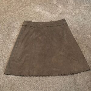 Elegant Olive Green Skirt